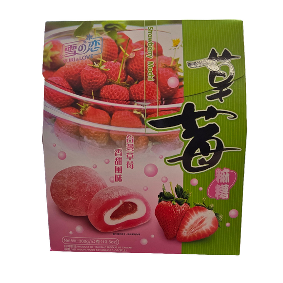 Yuki Love Small Mochi Strawberry 300 g (10.58 Oz)