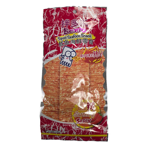 Bento Squid Seafood Snack Sweet & Spicy 0.7 Oz (20 g)