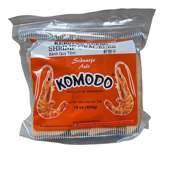 Komodo Shrimp Crackers Large (5x12) (Raw) 16 oz