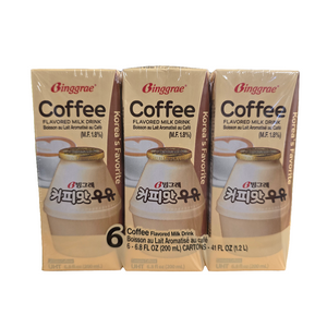 Binggrae Coffee Flavored Milk Drink (6x 6.8 fl.oz (200 ml))