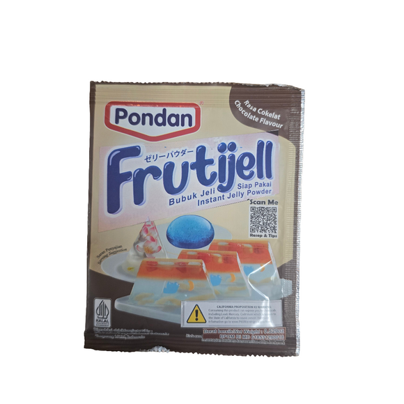 Frutijell Chocolate Jelly Powder 0.52 Oz