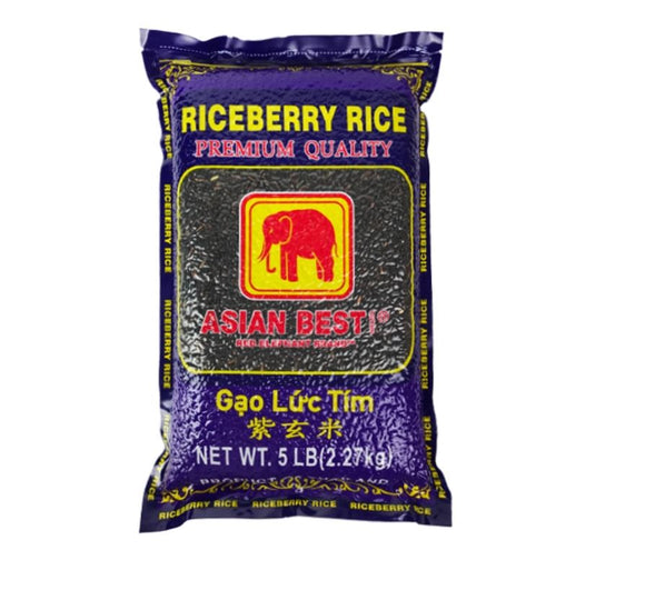 Asian Best Riceberry Rice 5 lbs