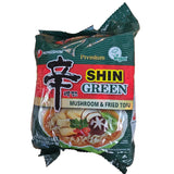 Nongshim Shin Green Mushroom & Fried Tofu Noodle (4 x 4.4 Oz)