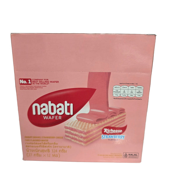 Nabati Wafer Strawberry Flavors (12x27gr)