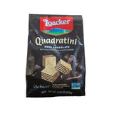 Loacker Quadratini Dark Chocolate Bite Size Wafer 8.82 Oz (250 g)