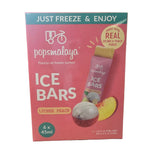 Popsmalaya Ice Bars Lychee Peach  6 x 45 ml