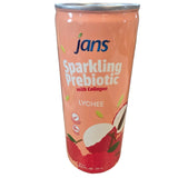 Jans Sparkling Lychee Juice (Prebiotic & Collagen) 8.4oz (250ml)