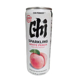 Chi Sparkling Water Beverage White Peach Flavored 330ml