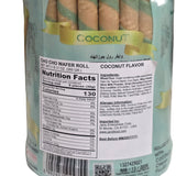 Dolphin Cho Cho Wafer Roll Coconut 9.17 Oz