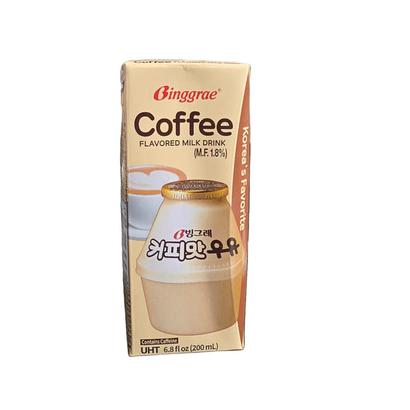 Binggrae Coffee Flavored Milk Drink 6.8 fl.oz (200 ml)