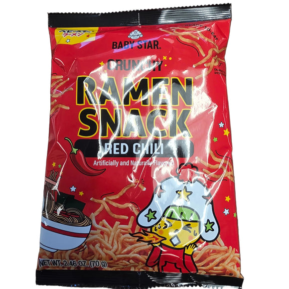 Baby Star Crunchy Ramen Snack Red Chili Flavor 70 g – Aneka Market