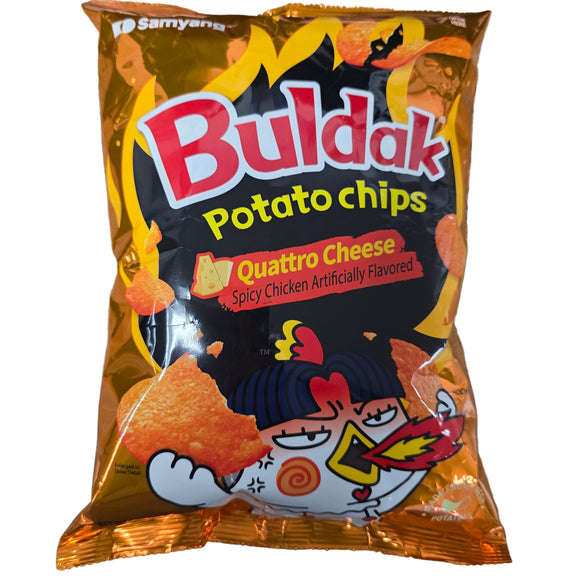 # Samyang Buldak Potato Chips Quattro Cheese 120g