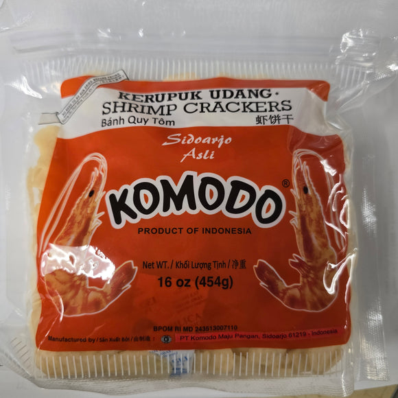 Komodo Shrimp Crackers Small (2x3) (Raw) 16 oz