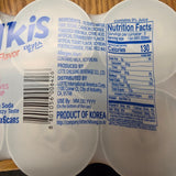 Lotte Milkis Strawberry Carbonated Drink 8.45 fl oz (250 ml) Pack of 6