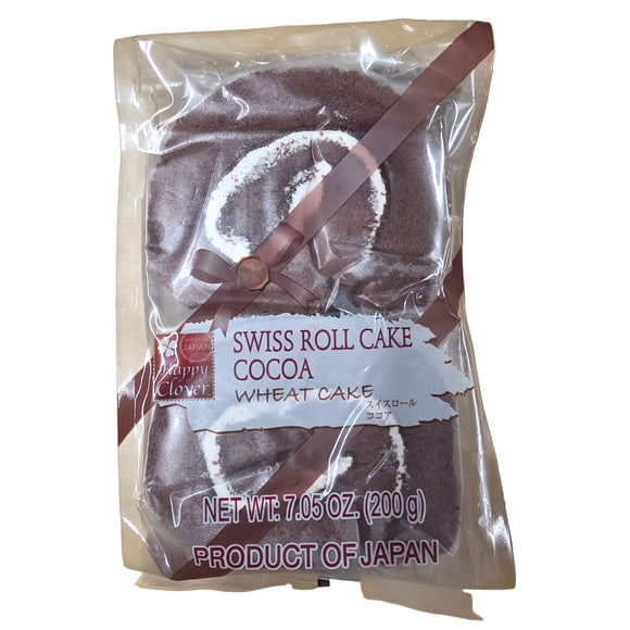 Happy Clover Swiss Roll Chocolate Cake 200 g (Frozen)