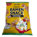 Baby Star Crunchy Ramen Snack Tonkotsu Flavor (Wide) 6oz (170g)