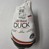 Frozen Maple Leaf All Natural Grade A Whole Duck Head and Feet off (3-4 lb)
