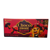Orion Choco Mont Strawberry Cream with Biscuit 36 g x 12 packs
