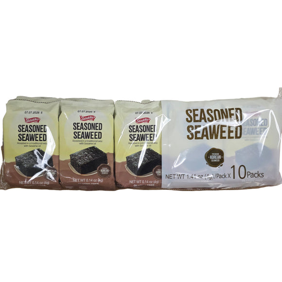 Shirakiku Roasted Seasoned  Seaweed(10x4g)