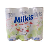Lotte Milkis Apple Carbonated Drink 8.45 fl oz (250 ml) Pack of 6