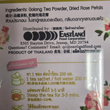 Chatramue Oolong Tea Powder Mixed Rose Petals 50 g (10 sachets)