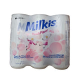 Lotte Milkis Peach Carbonated Drink 8.45 fl oz (250 ml) Pack of 6