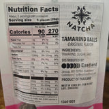Natcha Tamarind Ball Original Flavor 2.82 Oz - STORE PICKUP ONLY