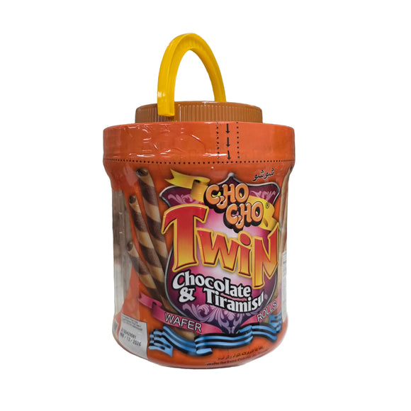 Dolphin Cho Cho Twin Chocolate Tiramisu Wafer Roll  17.64 Oz
