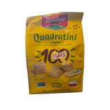 Loacker Quadratini Lemon Bite Size Wafer 8.82 Oz (250 g)