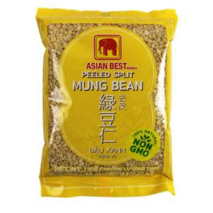 # Asian Best Peeled Split Mung Bean (Premium) 14 oz
