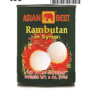 Asian Best Rambutan in Syrup 20 oz