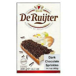 De Ruijter Dark Chocolate Sprinkles 400 g