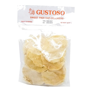 Gustoso Sweet Padi Oats Crackers (Raw) 7 oz