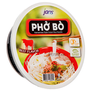 Jans Pho Bo (Beef) Instant Bowl 70 g