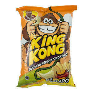 Kingkong Cassava Chips Balado 60 g