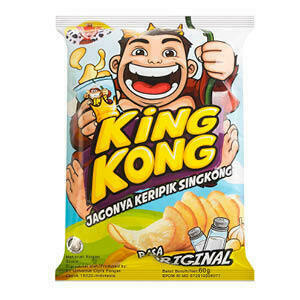 Kingkong Cassava Chips Original 60 g