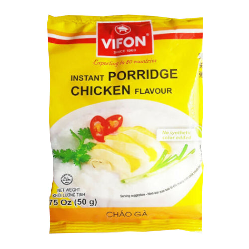 Vifon Instant Porridge Chicken Flavor (1 sachet) 1.75 oz