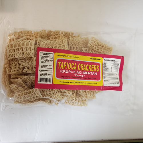Wira Tapioca Crackers (Square) (Raw) 17.64 oz