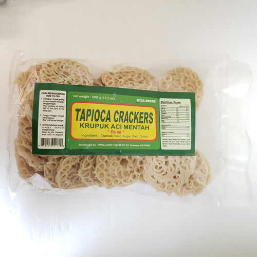 Wira Tapioca Crackers (Circle) (Raw) 17.64 oz