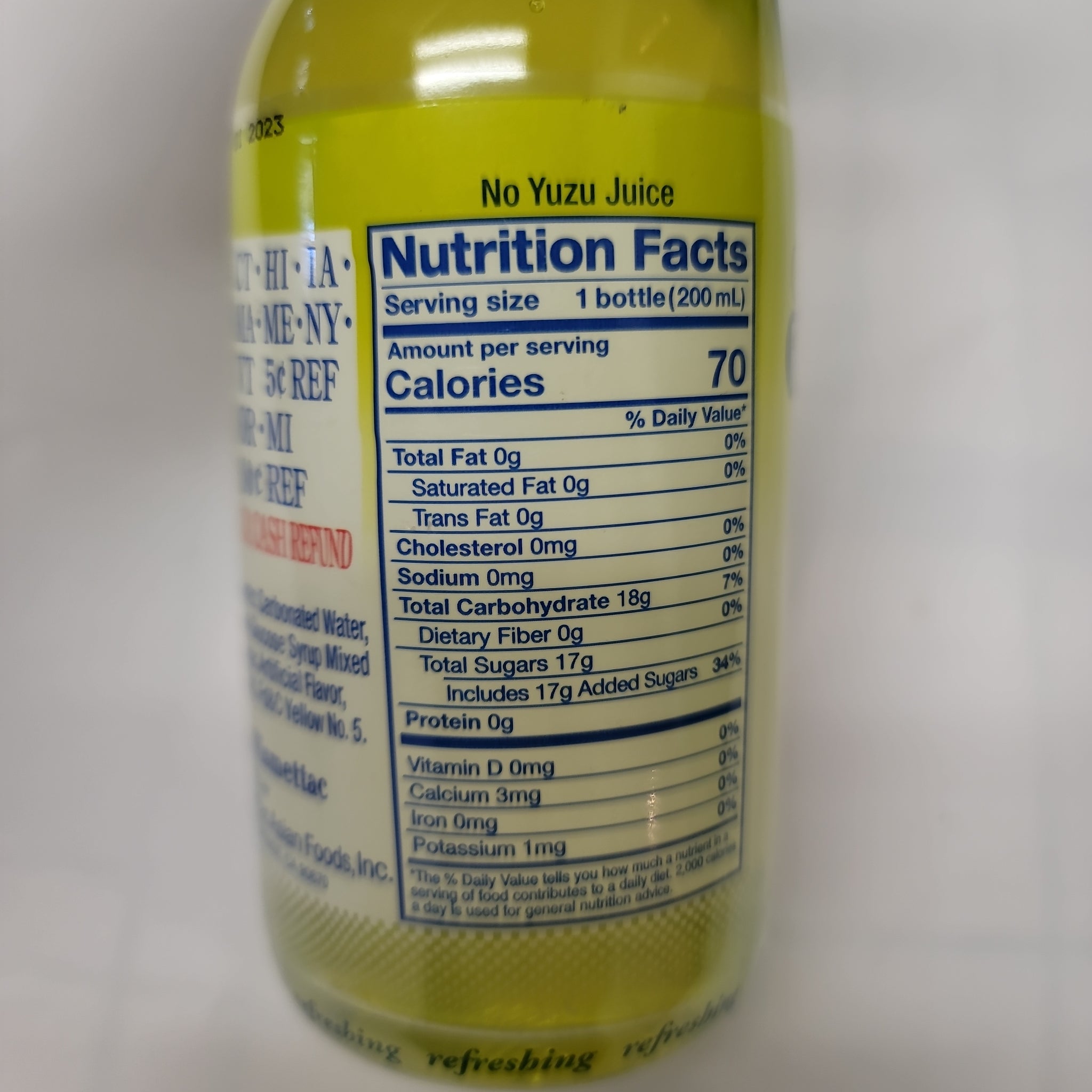 Shirakiku Ramune Soda Yuzu Flavor 200 ml – Aneka Market