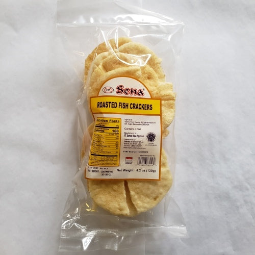 Sena Roasted Fish Crackers 120 g