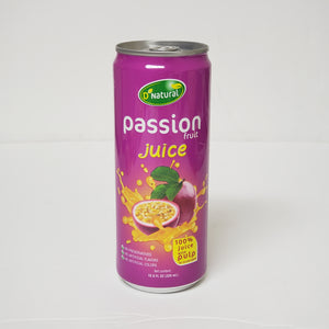 D'Natural Passion Fruit 100% Juice with Pulp 10.8 oz