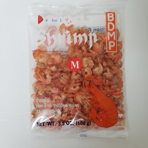 BDMP Dried Shrimp M 3.5 oz