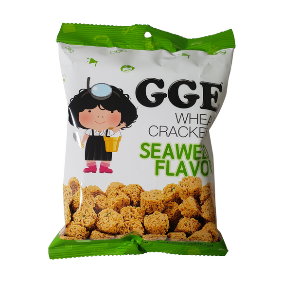 GGE Wheat Crackers Seaweed Flavor 2.82 Oz (80 g)
