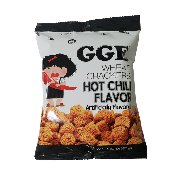 GGE Wheat Crackers Hot Chili Flavor 2.82 Oz (80 g)