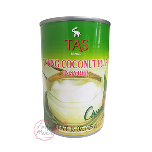 Tas Young Coconut Meat in Syrup 15 oz