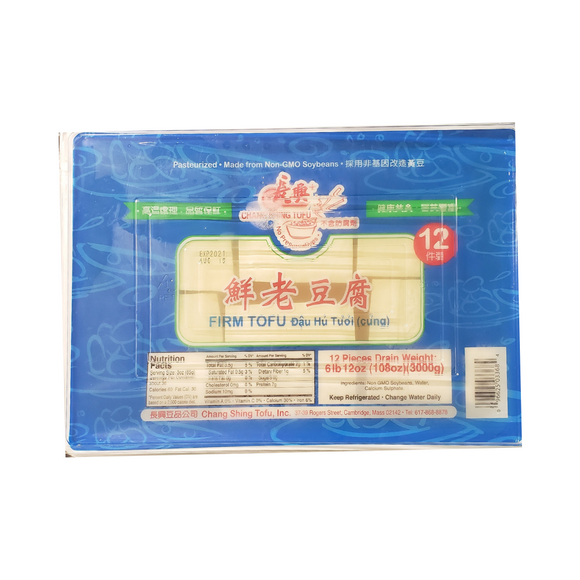 Chang Shing Firm Tofu 12 pcs 6 lbs 12 Oz (3000 g)