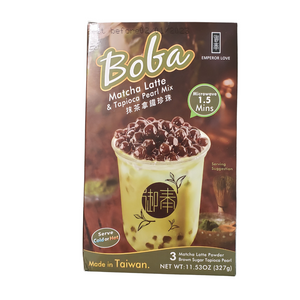 Emperor Boba Matcha Latte and Tapioca Pearl Mix 11.53 oz