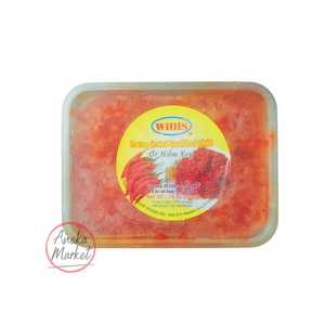 Willis Frozen Grated Small Red Chili (Tray) 14 Oz (400 g)