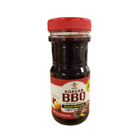 CJ Foods Korean BBQ Bulgogi Marinade 1.9 lbs (Large Jar)